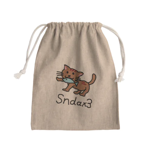 にゃんこまる by Sndax3 Mini Drawstring Bag
