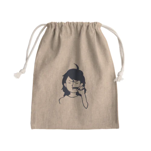 Lack of sleep. Mini Drawstring Bag