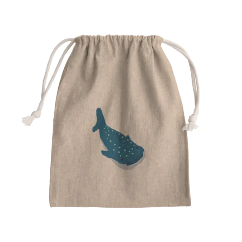 ジンベエ Mini Drawstring Bag