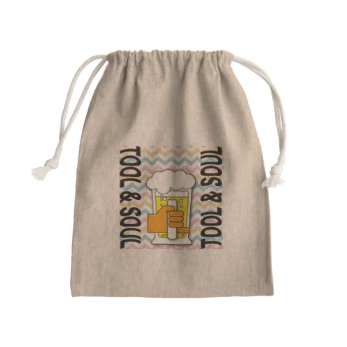 Tool&Soul「おつかれビール🍻」シリーズ Mini Drawstring Bag