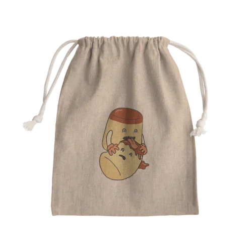 共喰い🍮（プリン） Mini Drawstring Bag