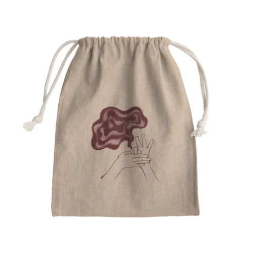 モヤるマジック（茶） Mini Drawstring Bag