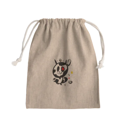 うしちゃん Mini Drawstring Bag