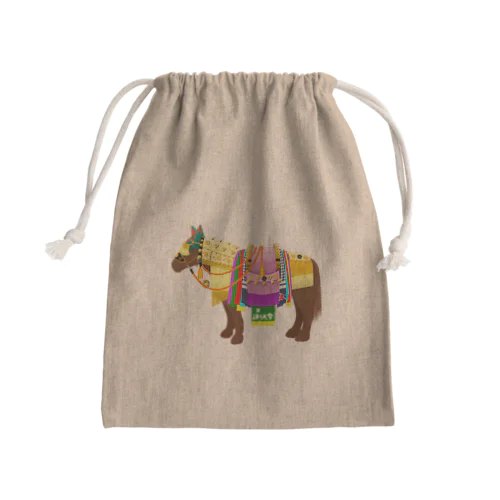 チャグチャグ馬コ Mini Drawstring Bag