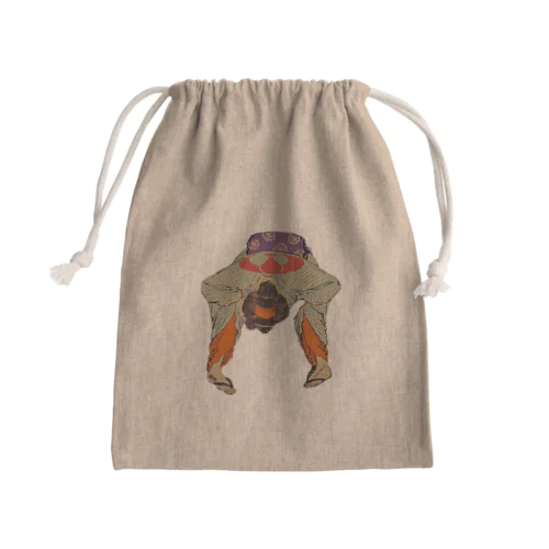 逆さ富士 Mini Drawstring Bag