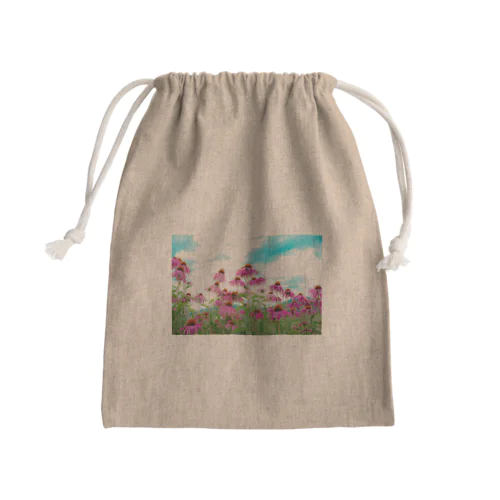 Echinacea Mini Drawstring Bag