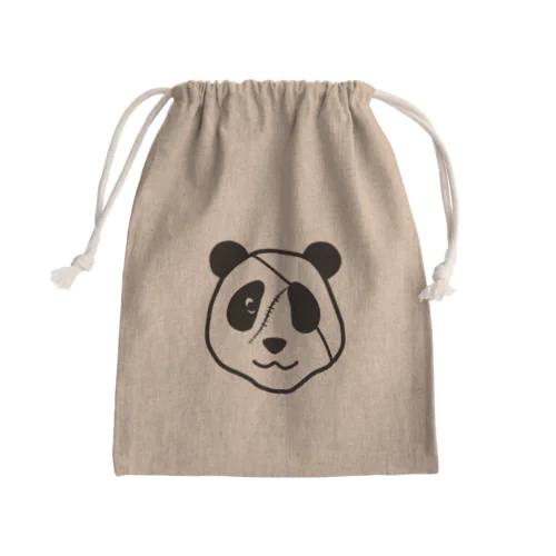 独眼竜パンダ Mini Drawstring Bag