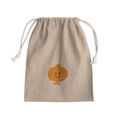 ニコまるCARROT Mini Drawstring Bag