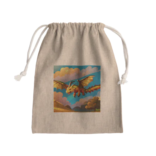 八恩森の守り空龍　 Mini Drawstring Bag