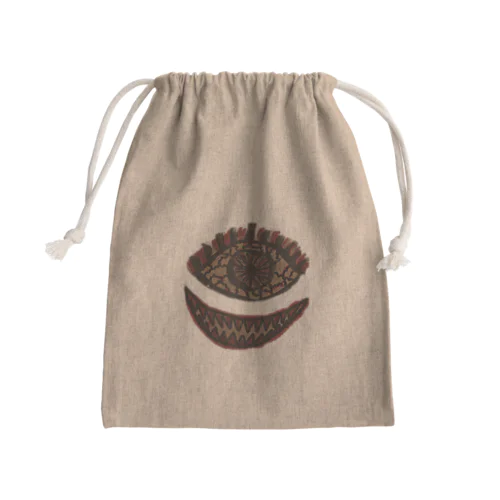 目玉（Medama）背景無し Mini Drawstring Bag