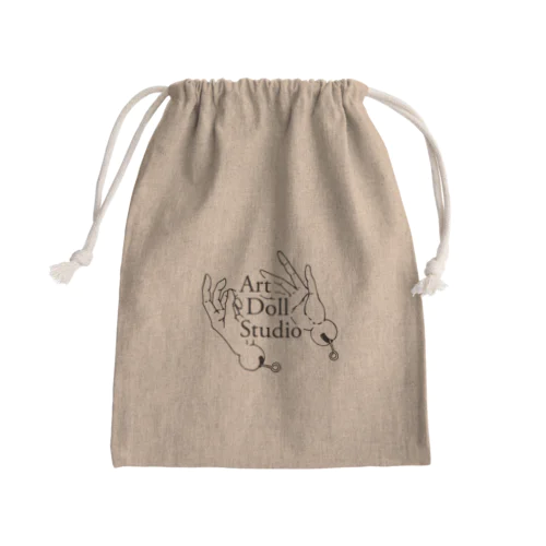 Art-doll-sutudio ロゴ巾着 Mini Drawstring Bag
