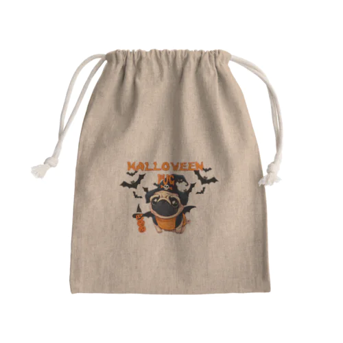 ハロウィン　パグ Mini Drawstring Bag