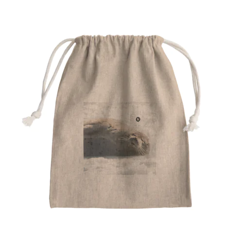 【アザラシ】生活に彩り加える一品 Mini Drawstring Bag