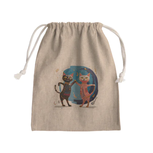 Successful Cats ♡ Mini Drawstring Bag