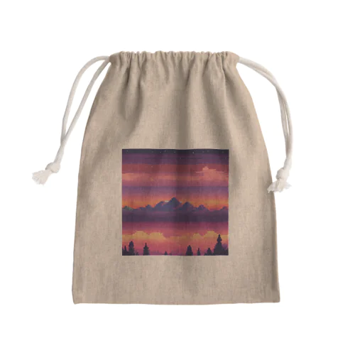 霞美山＠ピクセルアート Mini Drawstring Bag