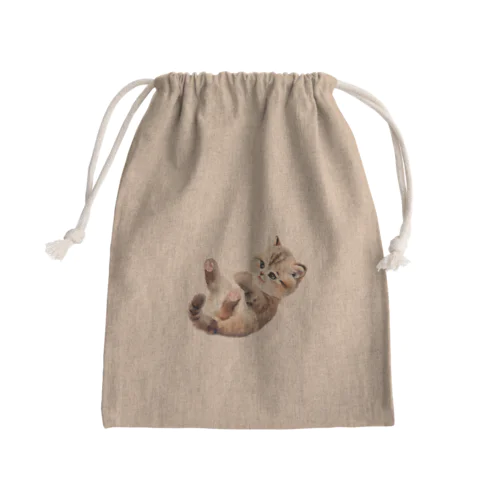 仔猫のマリ Mini Drawstring Bag