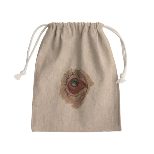 結膜炎 Mini Drawstring Bag