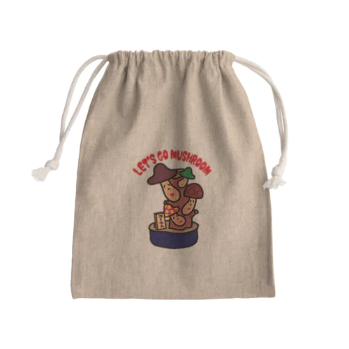 菌糸体胞子 Mini Drawstring Bag