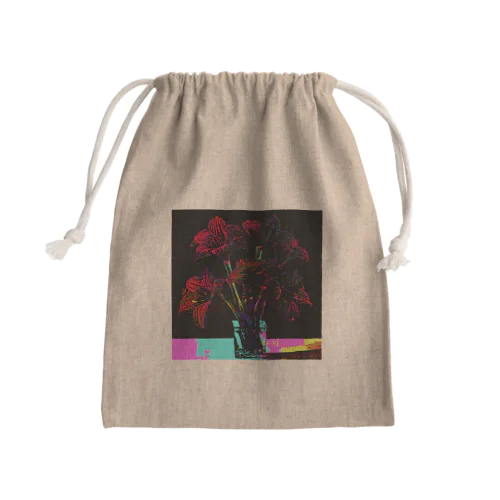 サイケデリックなアマリリス Ⅱ Mini Drawstring Bag