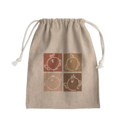 10とり10いろ Mini Drawstring Bag