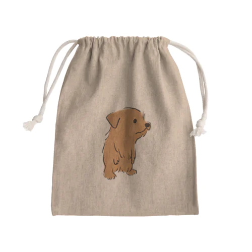 二足歩行わんちゃん Mini Drawstring Bag