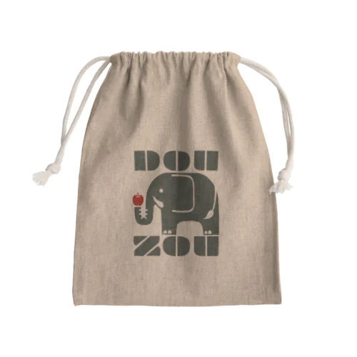 どうぞう？ Mini Drawstring Bag