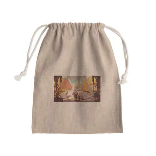 竜騎士親子 Mini Drawstring Bag