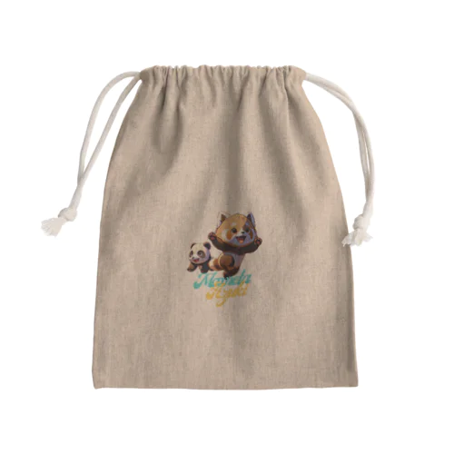 『アズキとマメタ　キラキラしあわせワンダーボックス』！ Mini Drawstring Bag