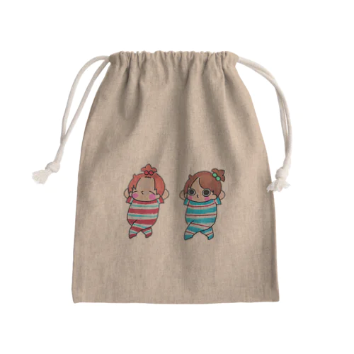 ぽことこ Mini Drawstring Bag