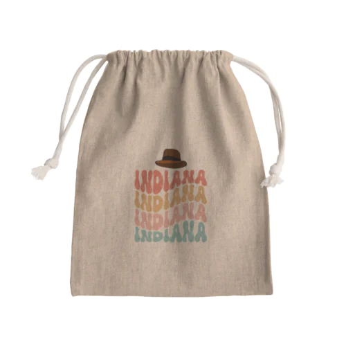 インディ冒険家魂 Mini Drawstring Bag