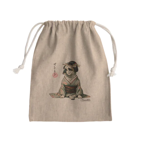 Japawan-zerumaru Mini Drawstring Bag