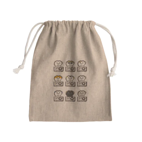 DJネコチャン（全員集合！） Mini Drawstring Bag