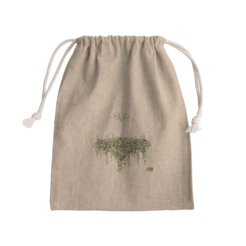 Flower chandelier かすみそう Mini Drawstring Bag