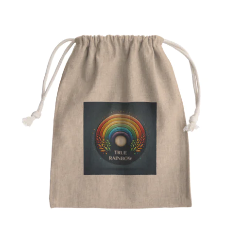 True Rainbow その1 Mini Drawstring Bag