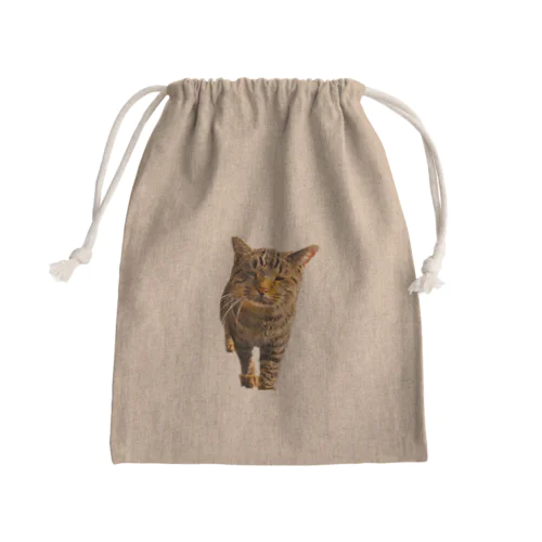 ごめ～んにゃさい Mini Drawstring Bag