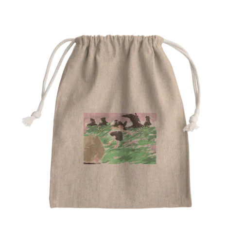 Sakura_vague Mini Drawstring Bag