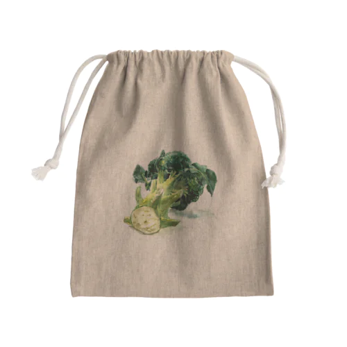 ブロッコリー Mini Drawstring Bag