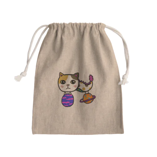 ドラ猫シリーズ（宇宙） Mini Drawstring Bag