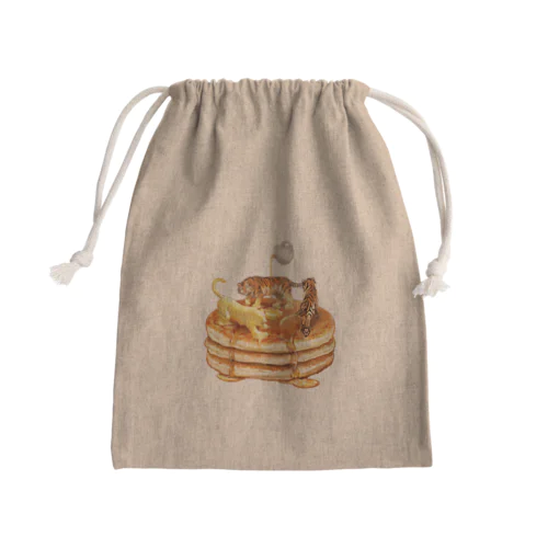 虎とバターとホットケーキ Mini Drawstring Bag