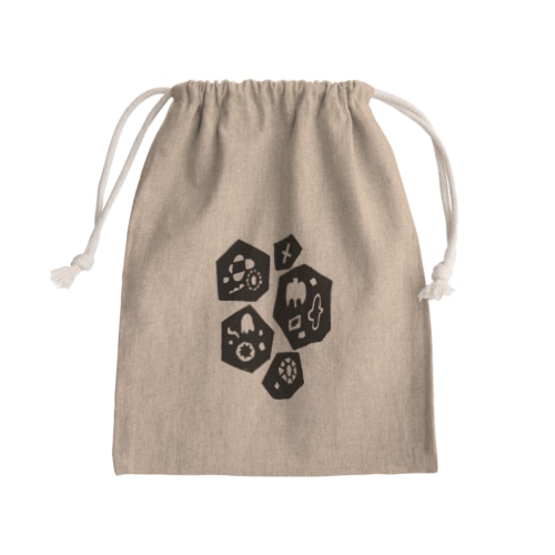 wakuwaku no house Mini Drawstring Bag