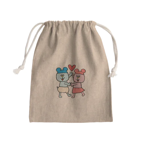 ねんたん&ねみこちゃん Mini Drawstring Bag