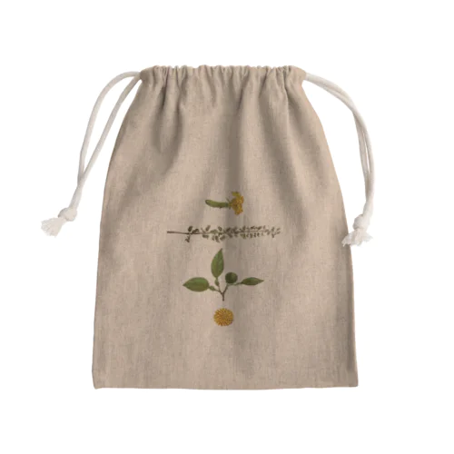 さしみの飾り Mini Drawstring Bag