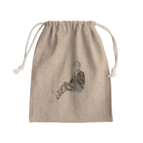 王子様と黒猫 Mini Drawstring Bag