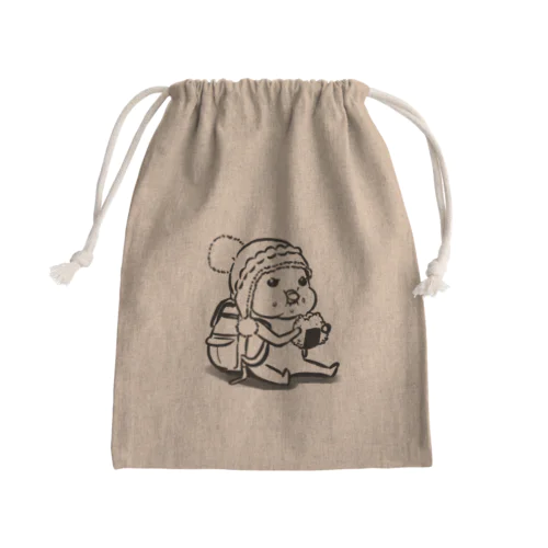 めめたん　おにぎり Mini Drawstring Bag