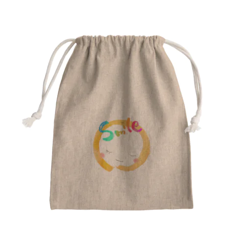 和むSmile Mini Drawstring Bag