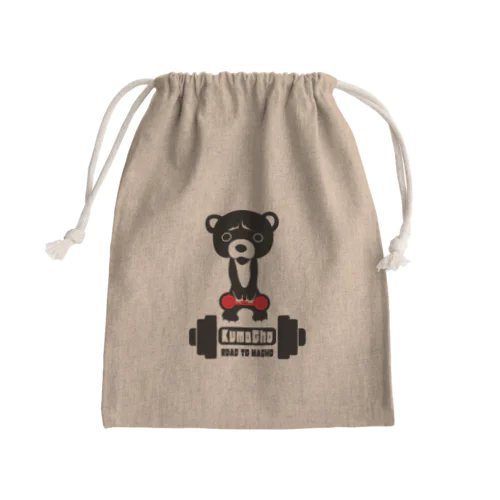 KumaCho-（A） ～Road to Macho～ Mini Drawstring Bag