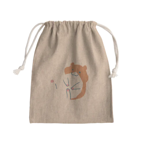 ぽてっとゆるかわハムスター Mini Drawstring Bag