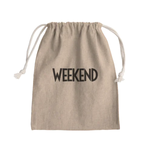 WEEKEND きんちゃく Mini Drawstring Bag