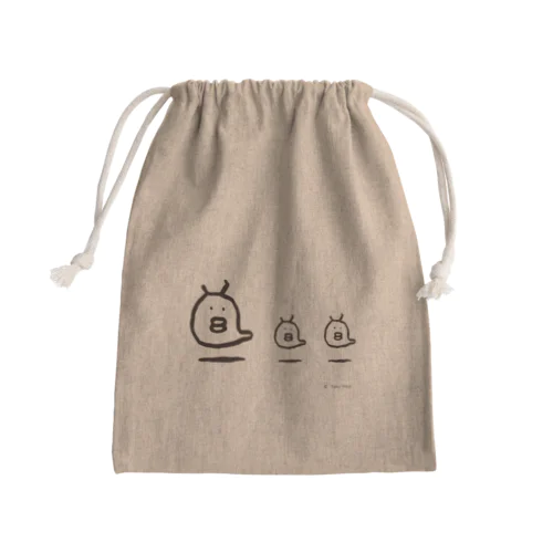 なぞのひよこ Mini Drawstring Bag