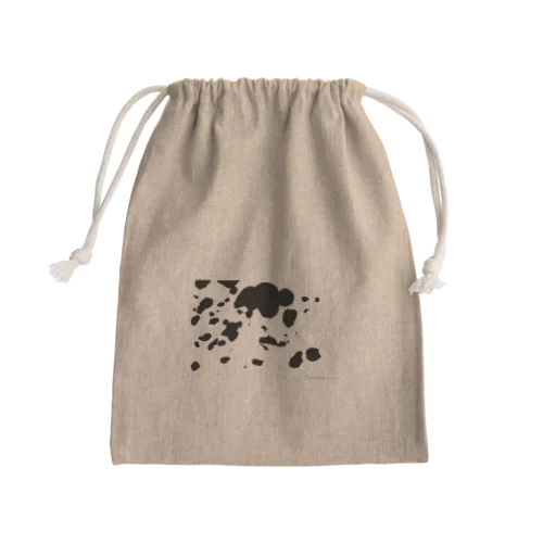 白川香翠　墨の雑貨　animal Mini Drawstring Bag